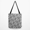 Black & White Mod Butterfly Tote Bag